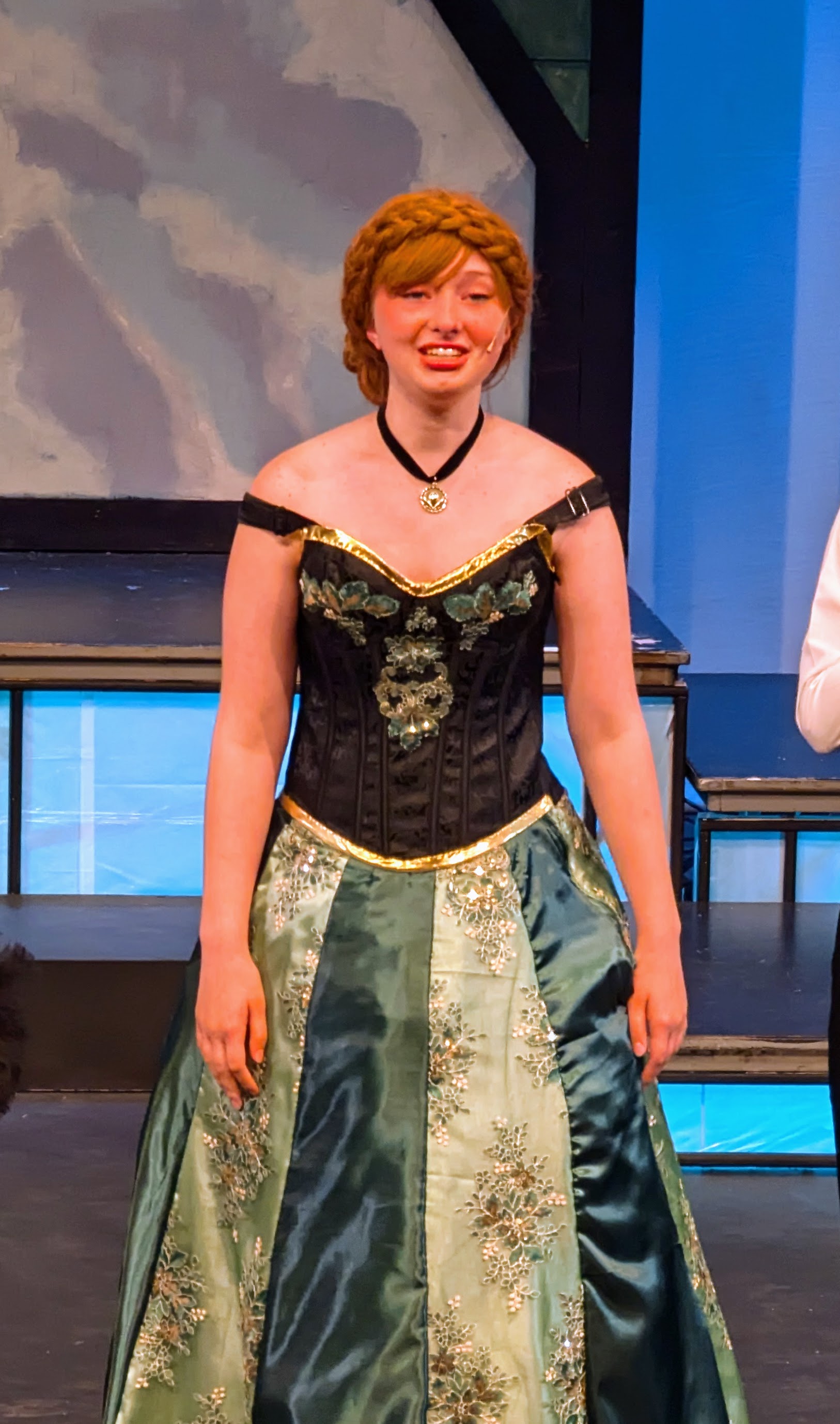 Girl on stage