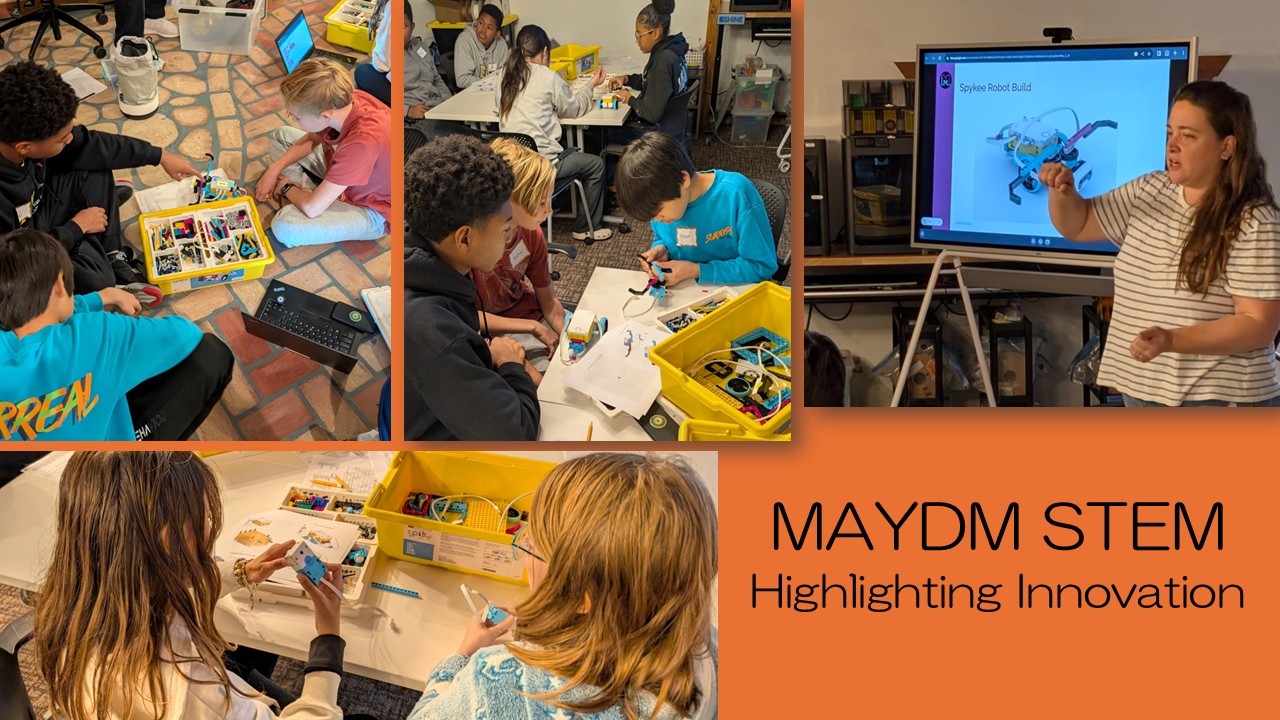 Kids doing STEM projects