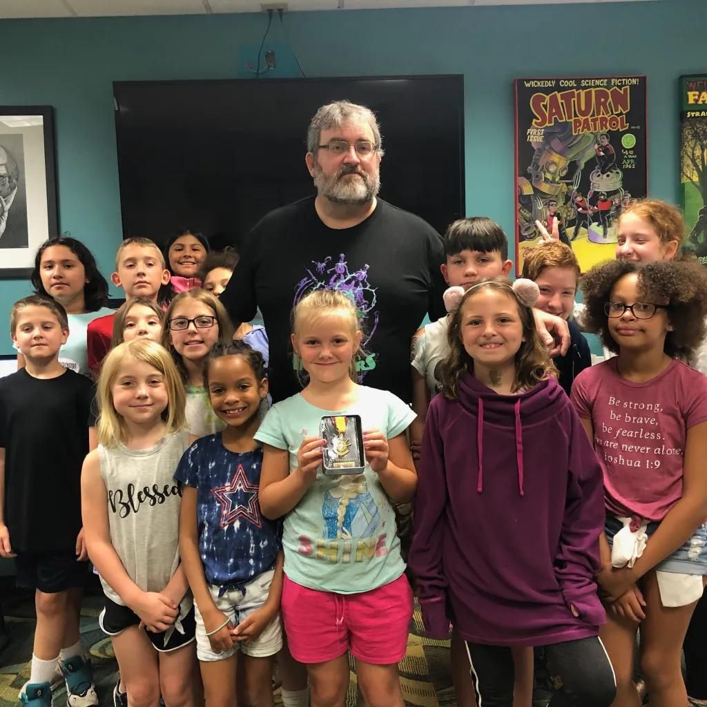Craig with youth