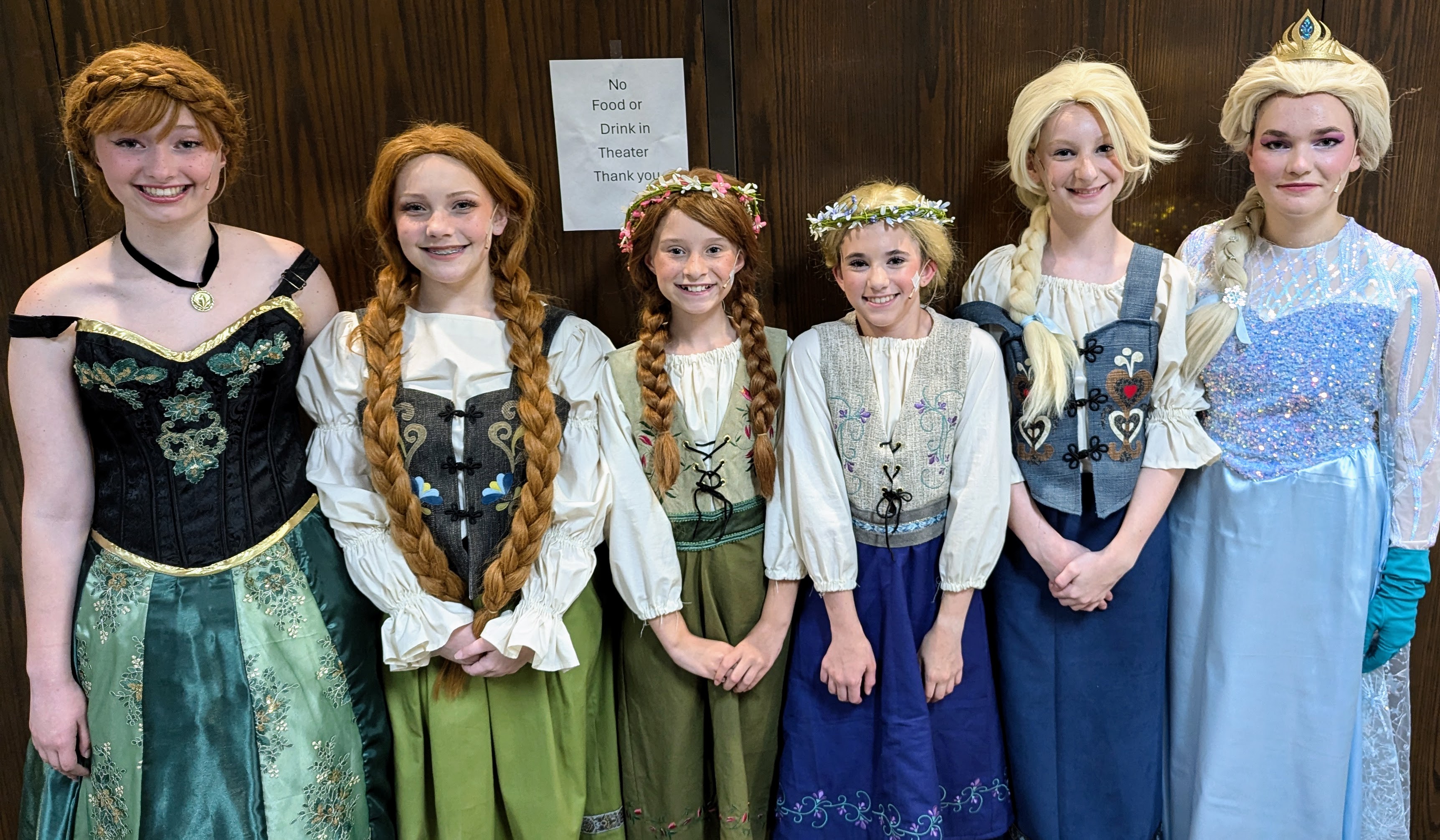 Girls acting