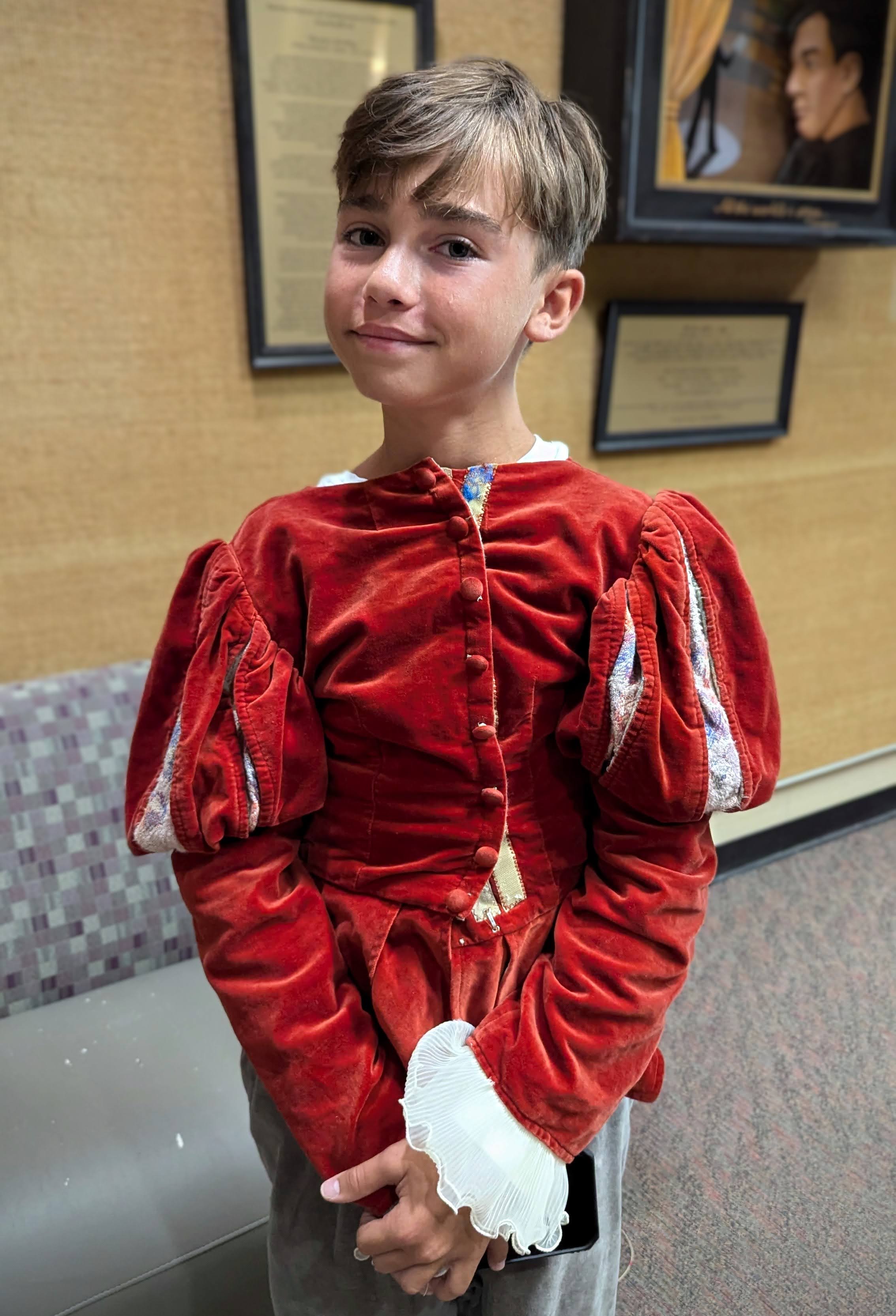 Boy in costume
